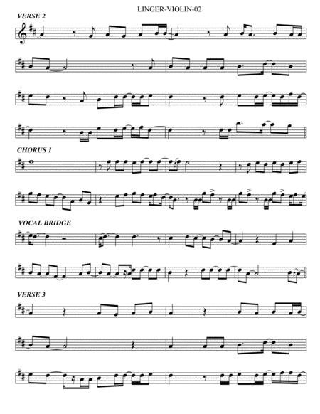 Linger Violin Page 2