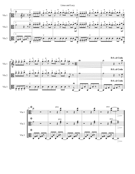 Linus And Lucy For Viola Trio Page 2