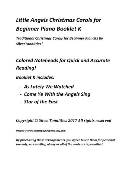 Little Angels Christmas Carols For Beginner Piano Booklet K Page 2