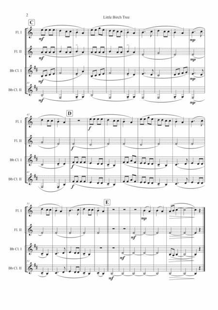 Little Birch Tree Woodwind Quartet Page 2