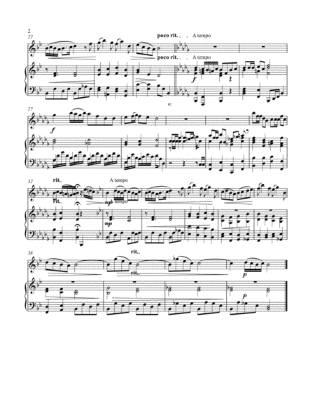 Little Rondo For Clarinet And Piano Page 2