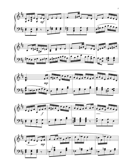 Little Rondo In D For Piano Solo Page 2