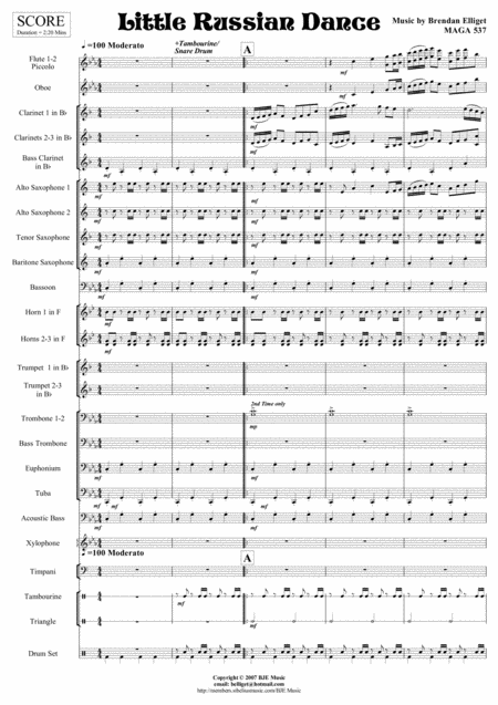 Little Russian Dance Concert Band Page 2