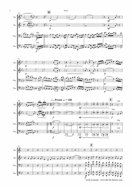 Loch Lomond Celtic Traditional Brass Trio Page 2