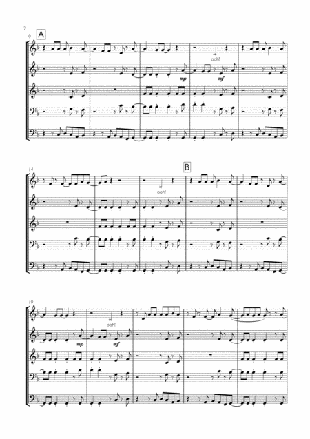 Locked Out Of Heaven Bruno Mars For Brass Quintet Page 2