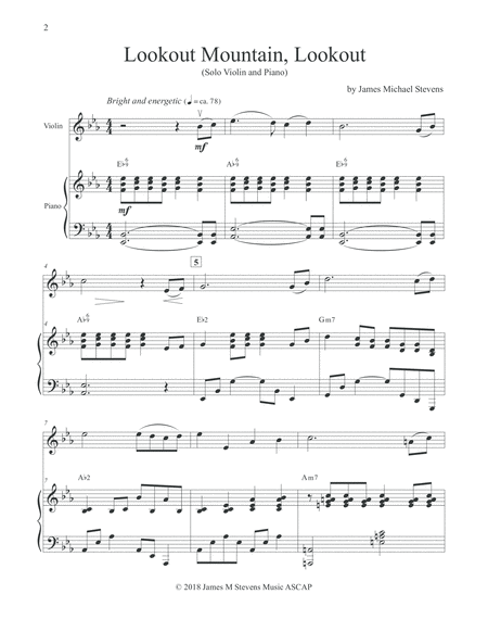 Lookout Mountain Lookout Violin Solo Page 2