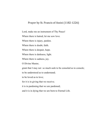 Lord Make Me An Instrument Of Thy Peace For Satb Chorus A Capella Page 2