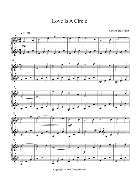 Love Is A Circle An Original Solo For Double Strung Harp Page 2