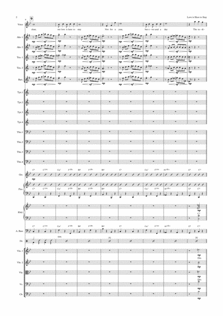 Love Is Here To Stay Female Vocal With Big Band And Optional Strings Key Bb Page 2