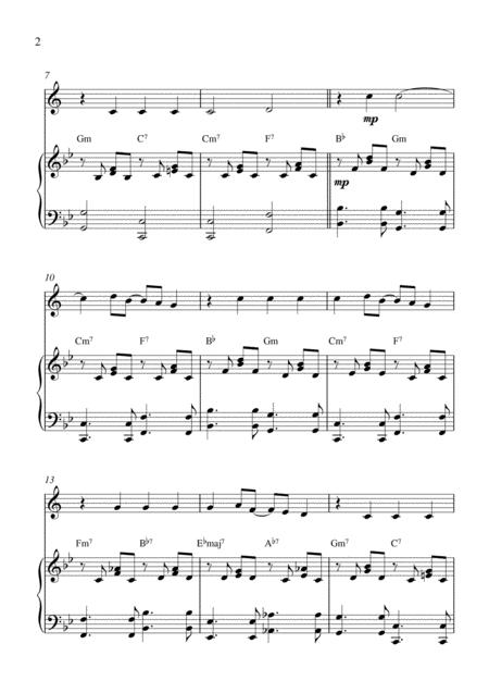 Love Is The Sweetest Thing Bb Trumpet Solo And Piano Accompaniment Page 2