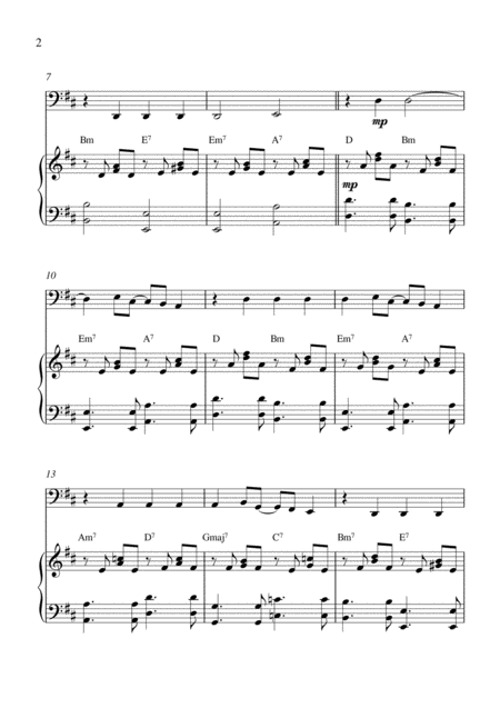 Love Is The Sweetest Thing Cello Solo And Piano Accompaniment With Chords Page 2