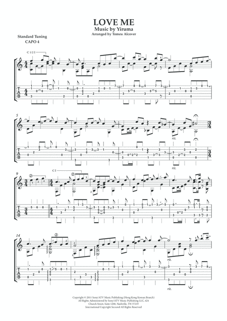 Love Me Fingerstyle Guitar Page 2