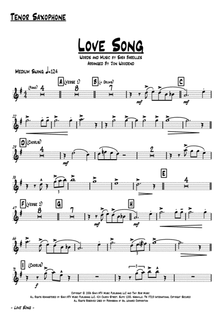 Love Song 7 Piece Horn Chart Page 2