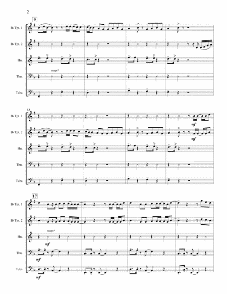 Love Yourself For Brass Quintet Page 2