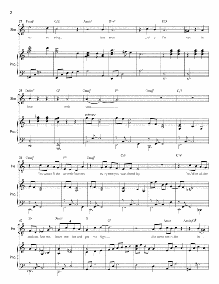 Lucky I M Not In Love With You M F Musical Theatre Duet Page 2
