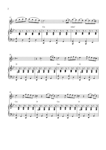 Lule Malesore My Mountain Flower English Horn Solo And Piano Accompaniment Page 2