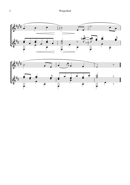 Lullaby For Clarinet In Bb And Guitar Page 2