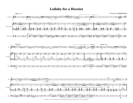 Lullaby For French Horn Piano Double Bass Page 2