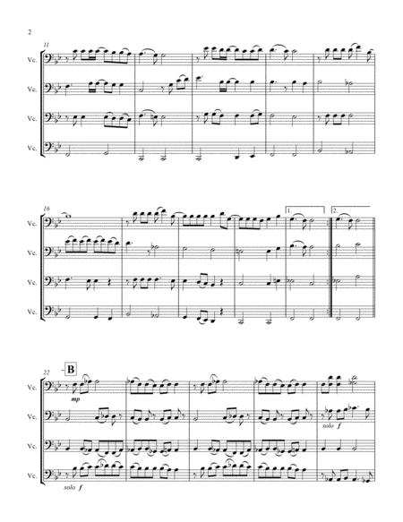 Lullabye Goodnight My Angel Cello Quartet Page 2