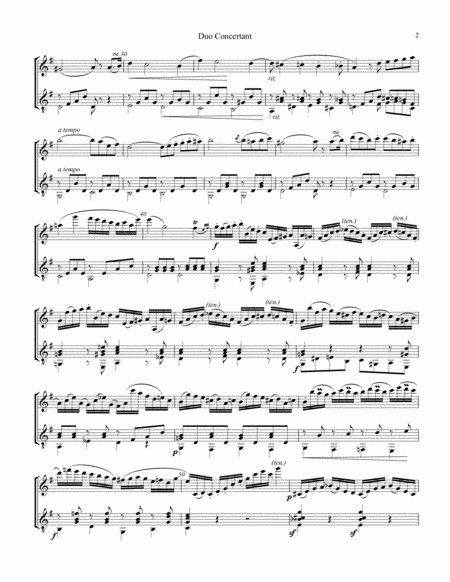 Maestoso I From Op 25 For Violin And Guitar Page 2