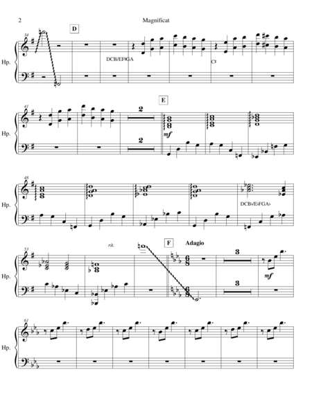 Magnificat Harp Page 2