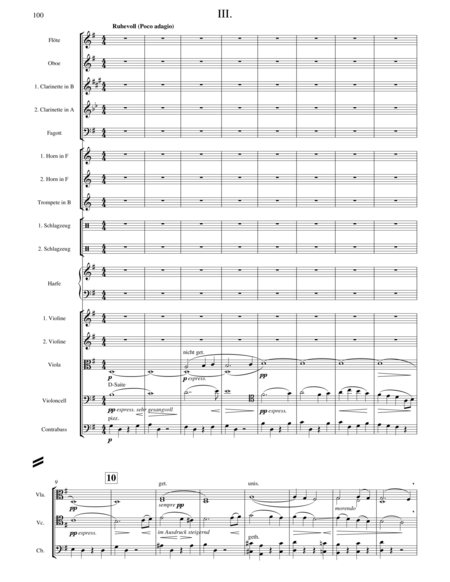 Mahler Arr Lee Symphony No 4 In G Major 3rd Movement Full Score Page 2