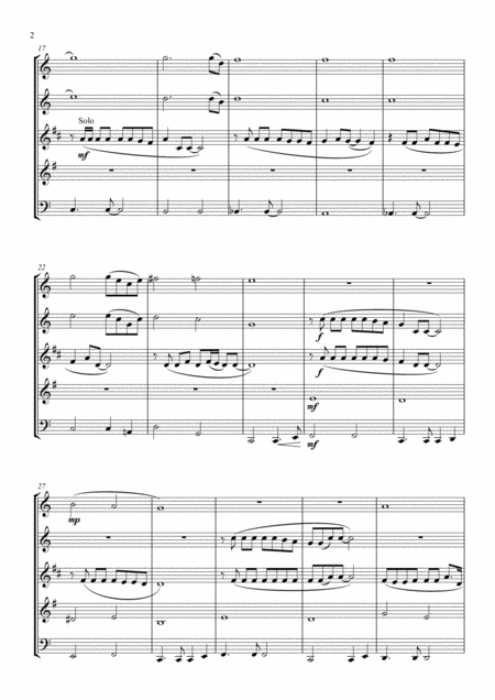 Make You Feel My Love Wind Quintet Page 2