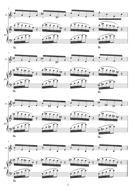 Mallet Solo And Piano Two Scenes From Carnaval Des Animaux Page 2