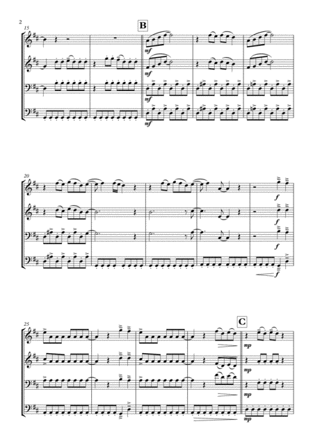 Mamma Mia For Brass Quartet Page 2