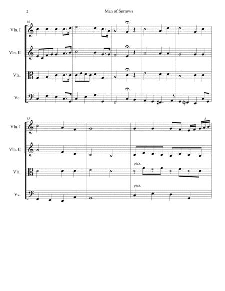 Man Of Sorrows Score Page 2