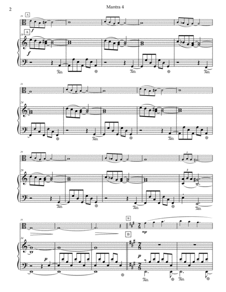 Mantra 4 For Viola And Piano Page 2