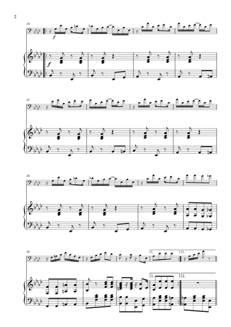 Maple Leaf Rag For Bassoon And Piano Page 2