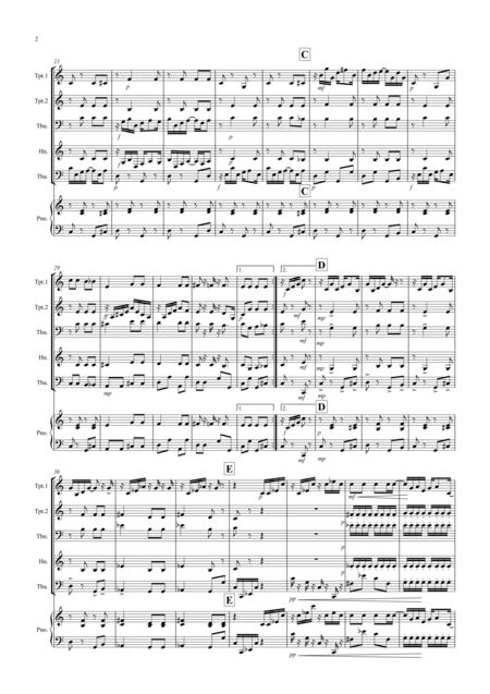 Maple Leaf Rag For Brass Quartet Page 2