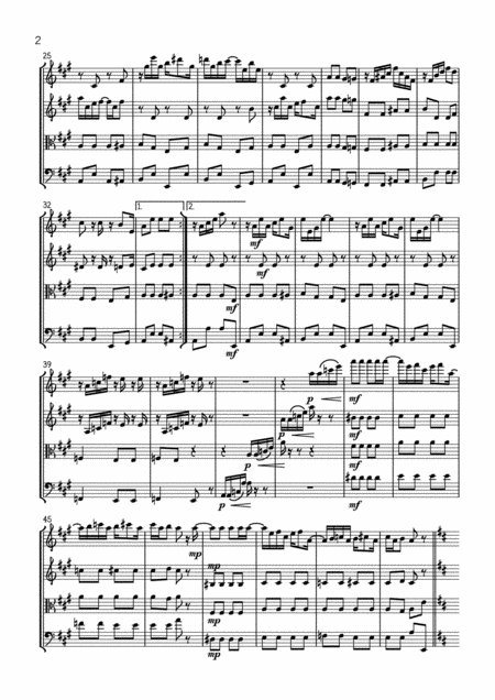 Maple Leaf Rag String Quartet Page 2