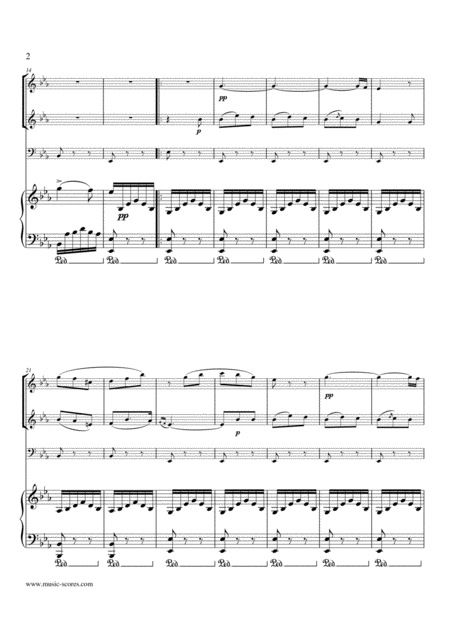 Marble Halls From The Bohemian Girl Flute Clarinet Cello And Piano Page 2