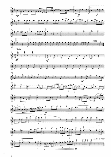 March From Ernani For Saxophone Quartet Page 2