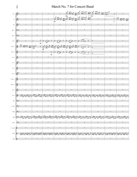 March No 7 For Concert Band Page 2