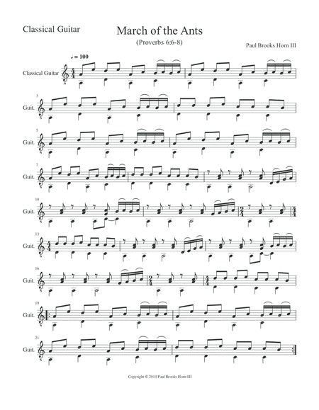 March Of The Ants Solo Guitar Page 2