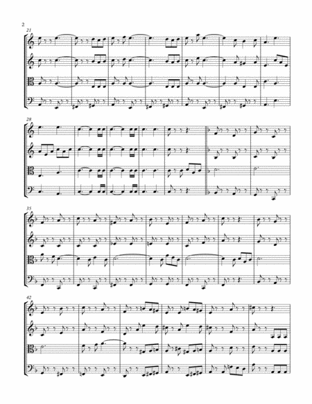 March Of The Toys From Babes In Toyland String Quartet Page 2