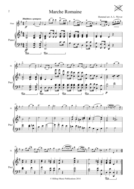 March Romaine Arr Flute And Piano Page 2