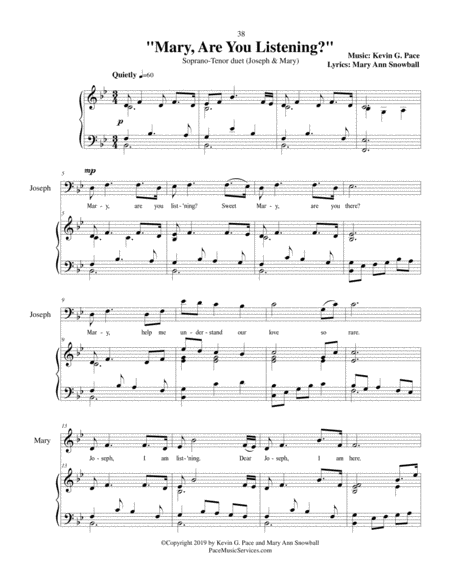 Mary Are You Listening Christmas Vocal Duet Page 2