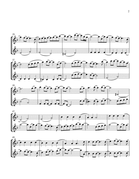 Mary Did You Know Arranged For Violin Duet Page 2