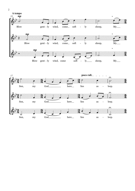 Mary Speaks Ssa Or Ttb A Cappella Page 2