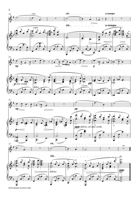Marys Lullaby Or Maria Wiegenlied Trumpet And Piano Page 2