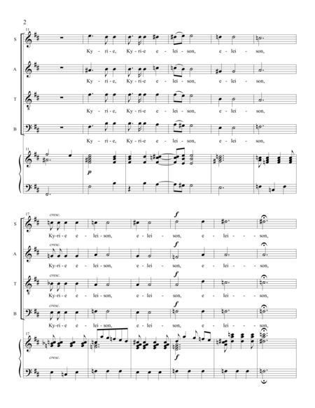 Mass In D Major Satb Page 2