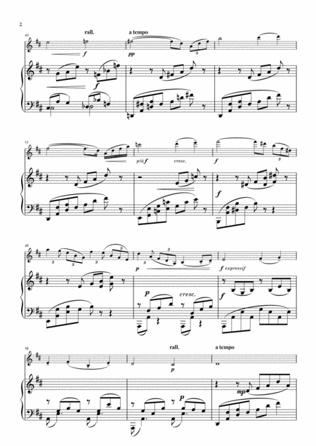 Mditation From Thas For Violin And Piano Page 2