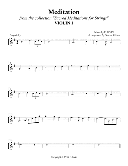 Meditation For String Quartet Page 2