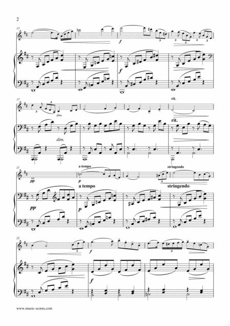 Meditation From Thais Violin And Piano Page 2