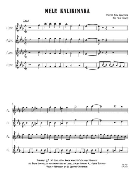 Mele Kalikimaka Flute Quartet Page 2