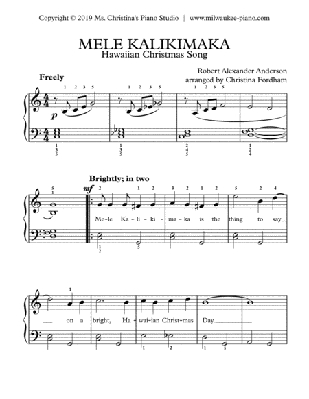 Mele Kalikimaka Hawaiian Christmas Song Page 2